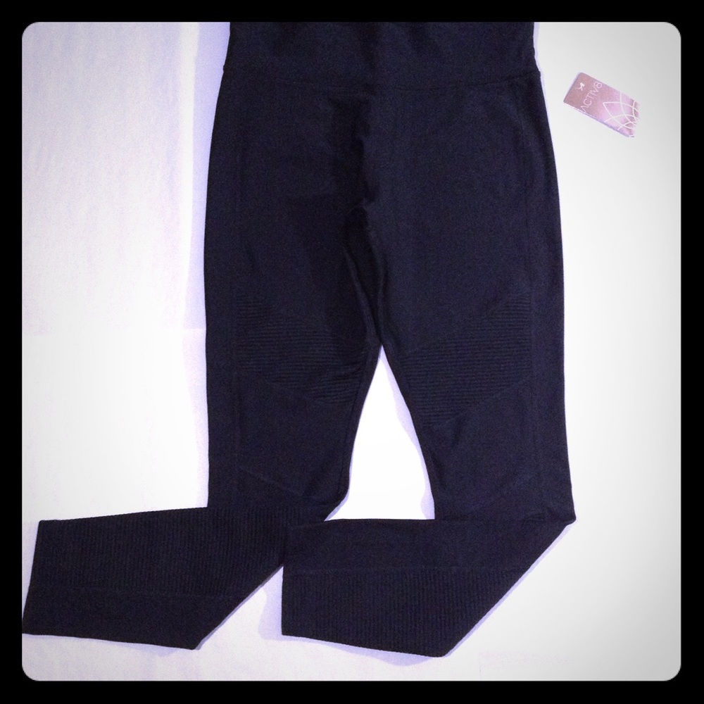 Moto Blocked Fitted Leggings - Picture 8 of 8